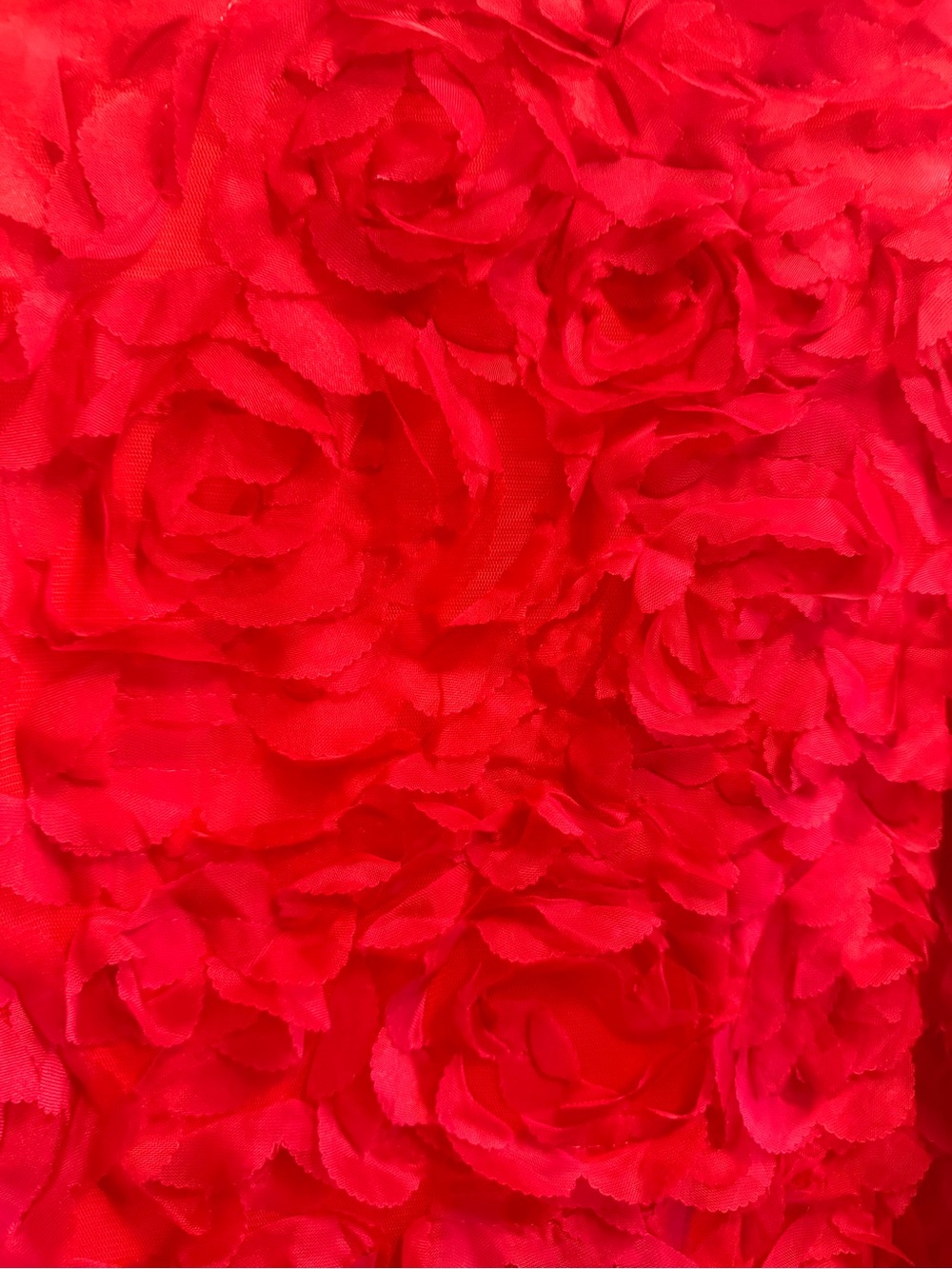 Eloquii 3D Red Floral Appliqué Maxi Dress - Picture 7 of 9